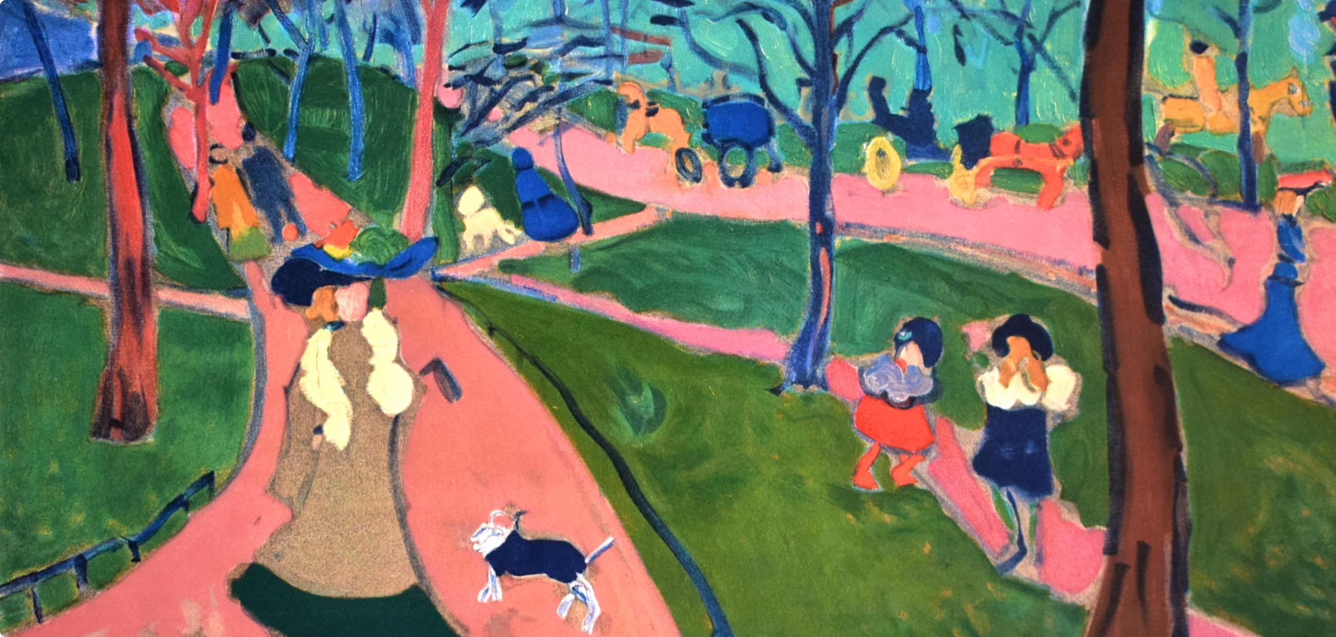 Derain, Hyde Park, Fauves, Collection Pierre Lévy (after) - Fauvist Print by André Derain