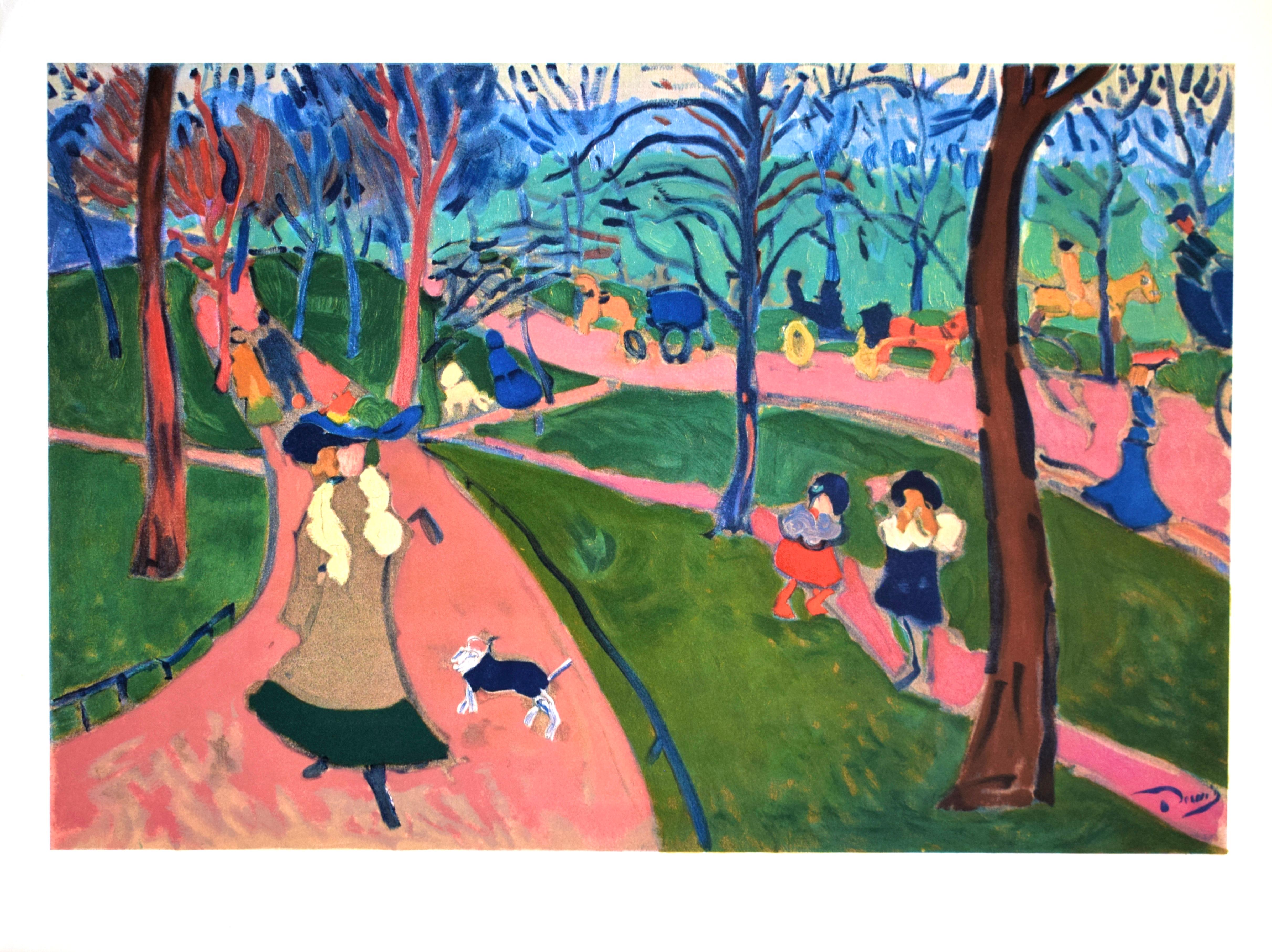 Derain, Hyde Park, Fauves, Collection Pierre Lévy (after) For Sale 2