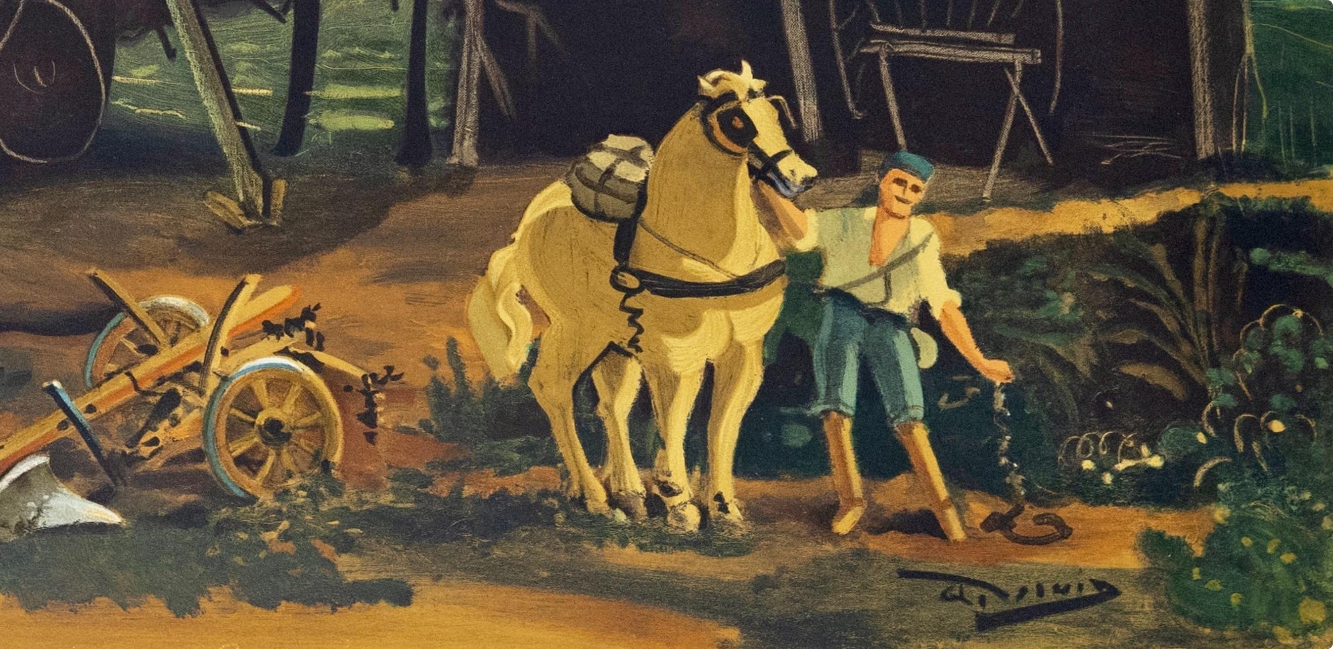 Derain, Les deux hangars, André Derain, Collection Pierre Lévy (after) For Sale 5