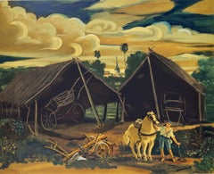 Derain, Les deux hangars, André Derain, Collection'S. (after) André Derain (after)