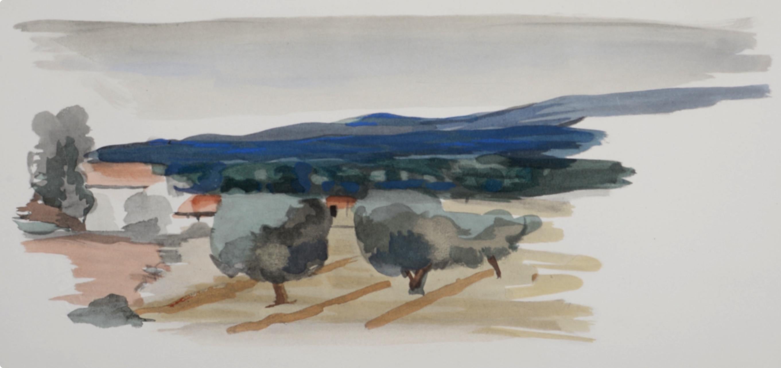 André Derain Landscape Print – Derain, Paysage, Dix-Reproduktionen (nach)