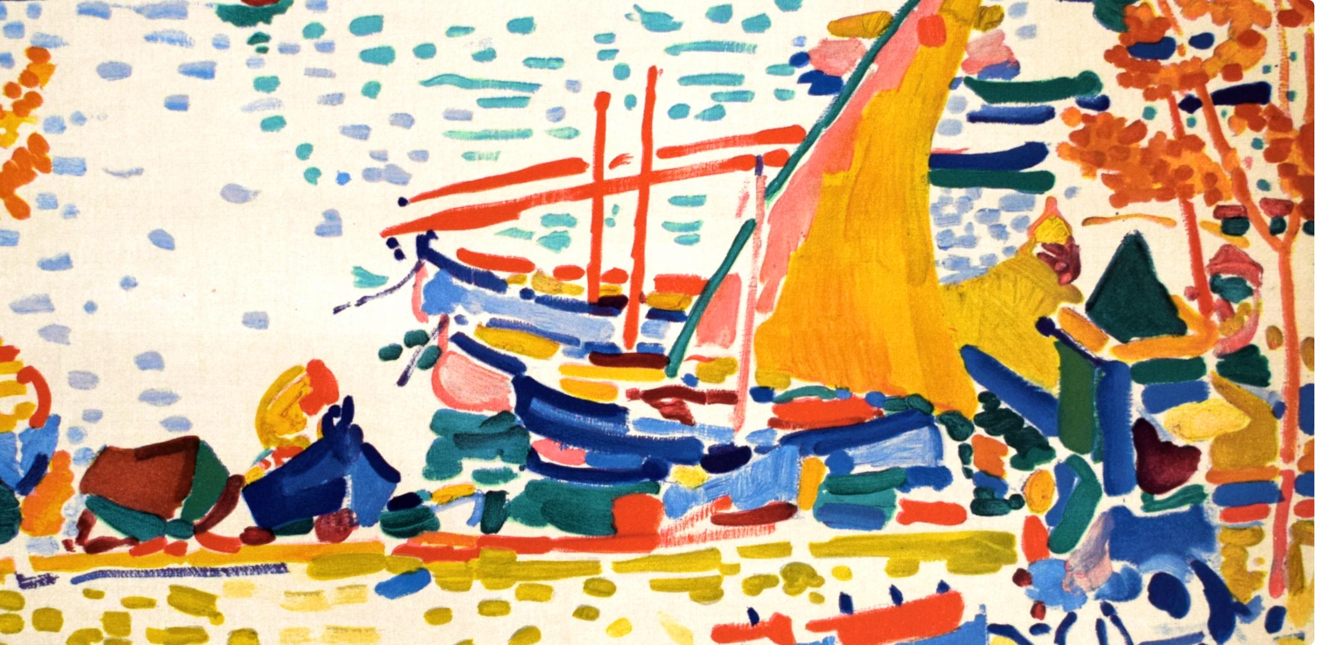 Derain, Port de Collioure, Fauves, Collection Pierre Lévy (after) For Sale 1