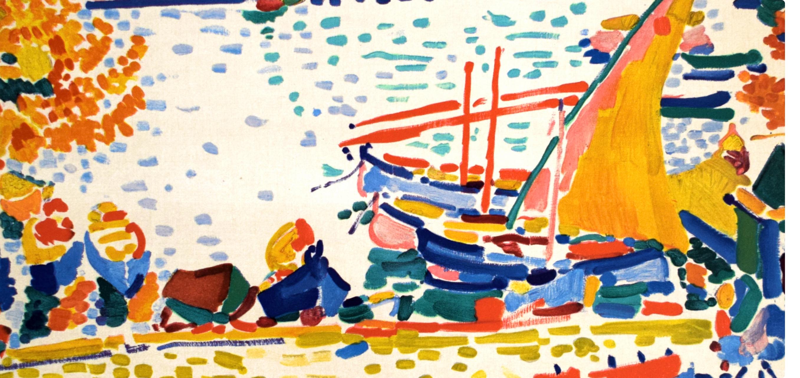 Derain, Port de Collioure, Fauves, Collection Pierre Lévy (after) For Sale 1