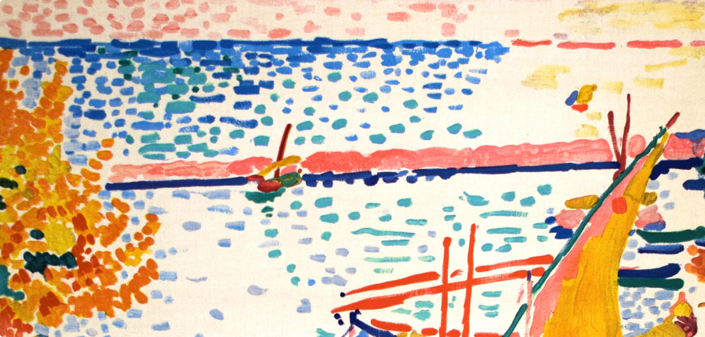 Derain, Port de Collioure, Fauves, Collection Pierre Lévy (after) For Sale 2