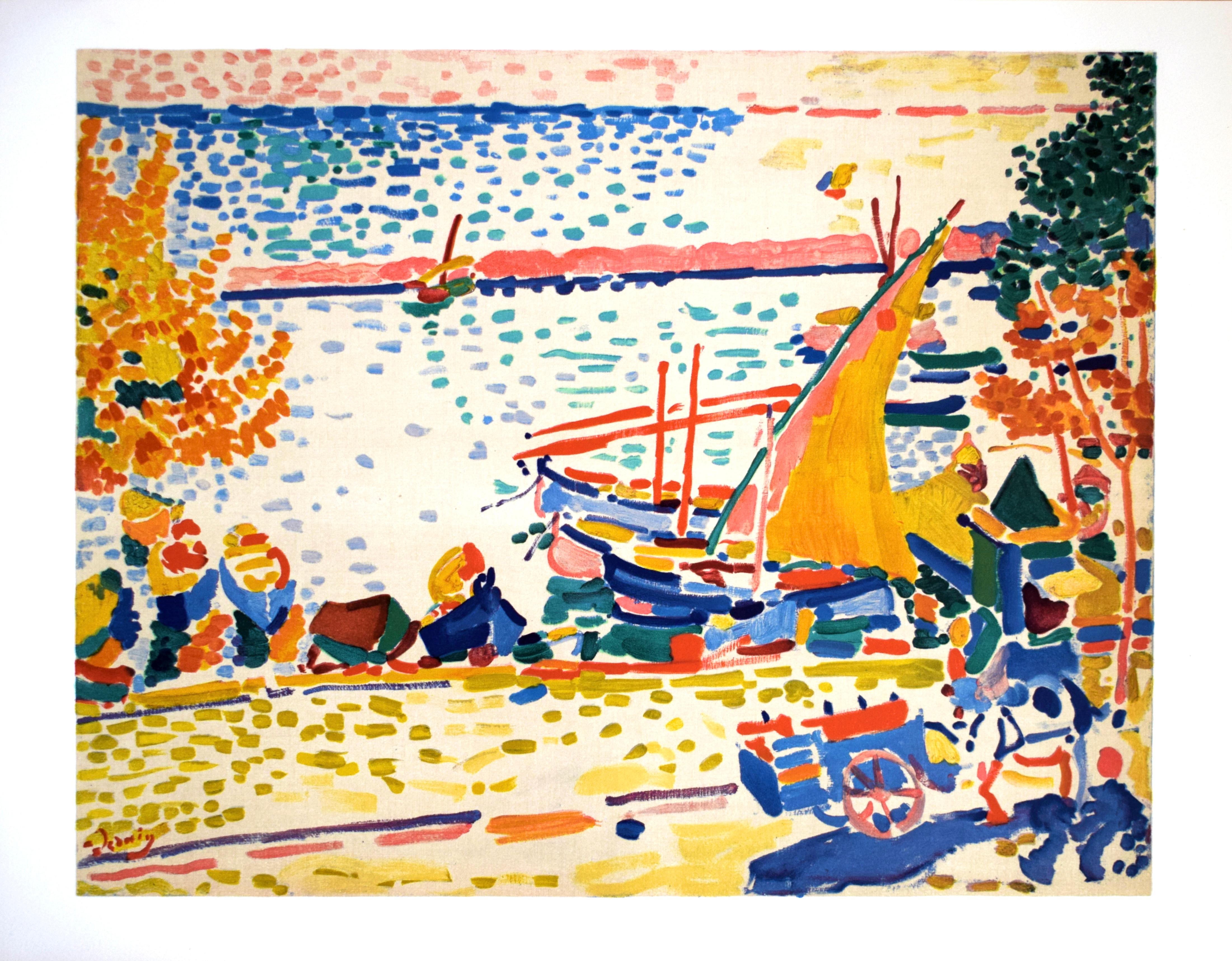 Derain, Port de Collioure, Fauves, Collection Pierre Lévy (after) For Sale 4
