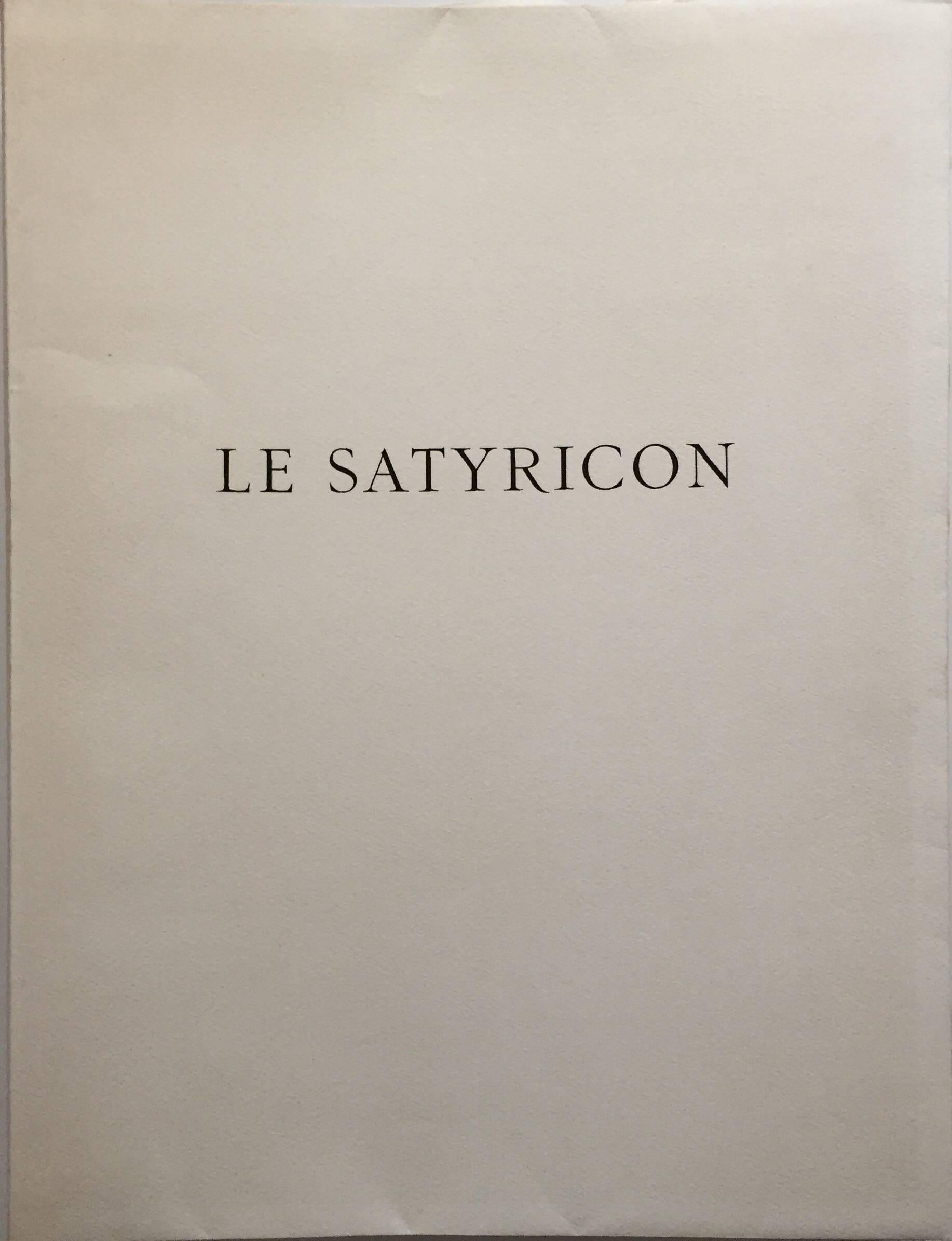 Erotic Etching from Le Satyricon - Print by André Derain