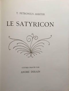 Erotic Male Nude - Etching from Le Satyricon