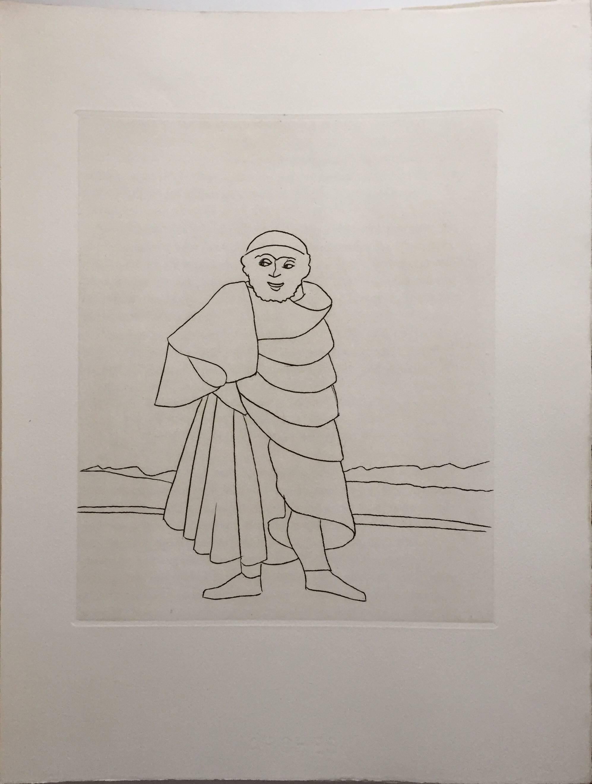 André Derain Figurative Print - Etching from Le Satyricon 