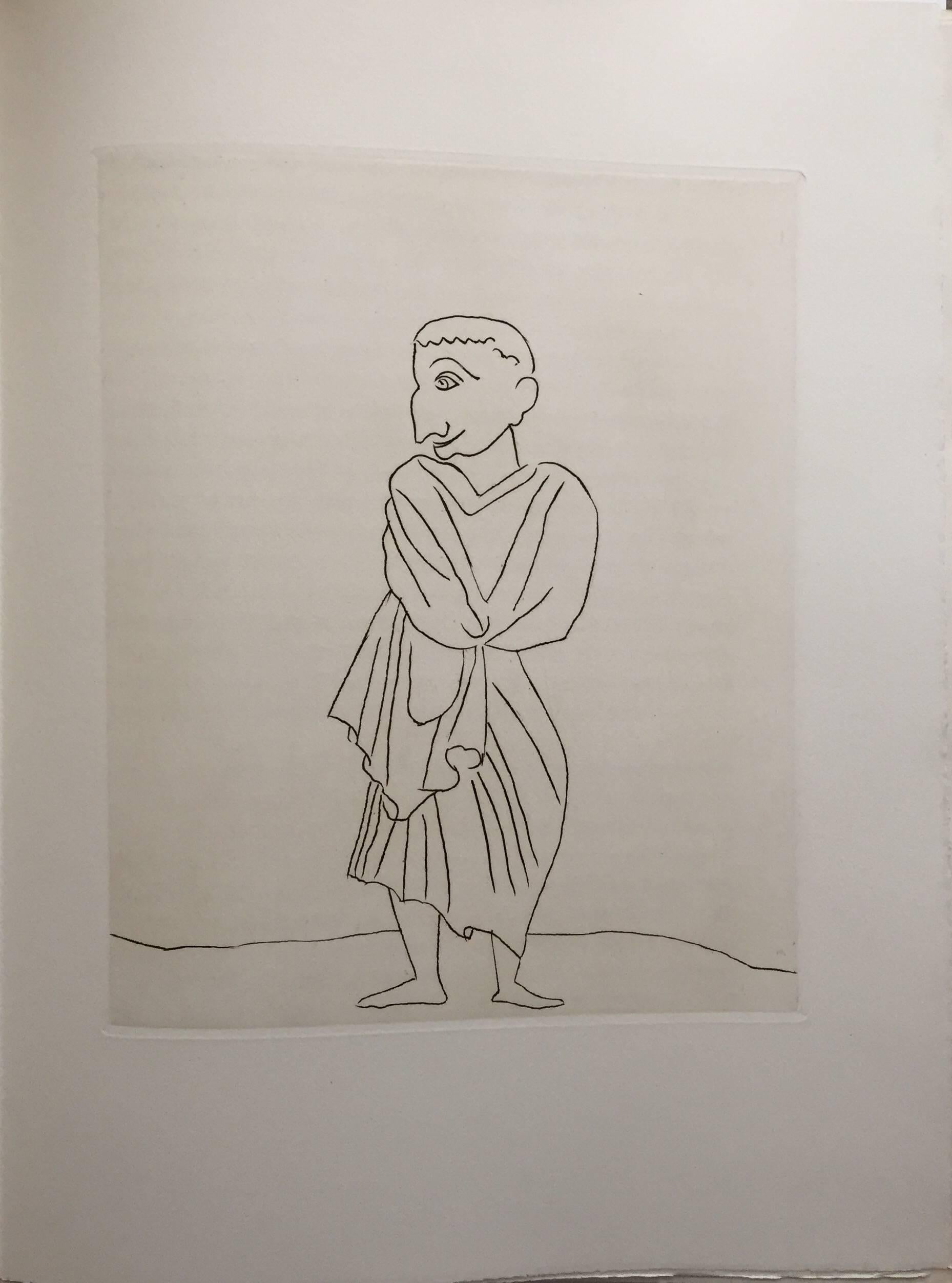 André Derain Figurative Print - Etching from Le Satyricon 