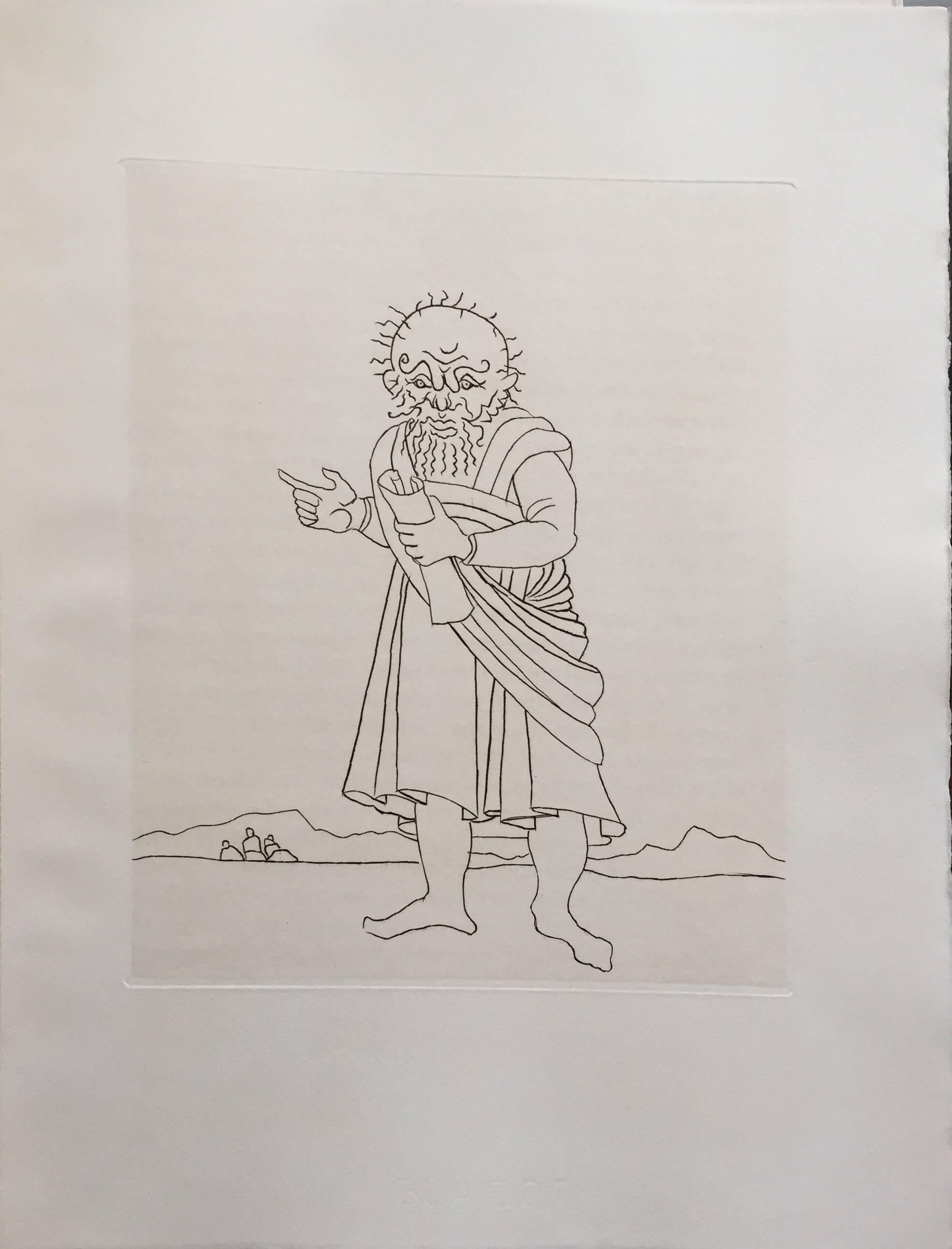 André Derain Figurative Print – Radierung aus Le Satyricon 