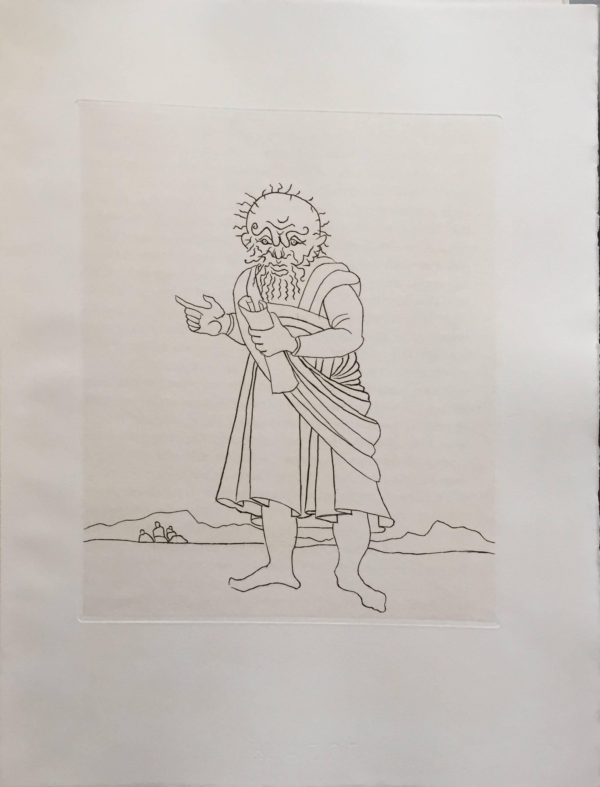 Etching from Le Satyricon