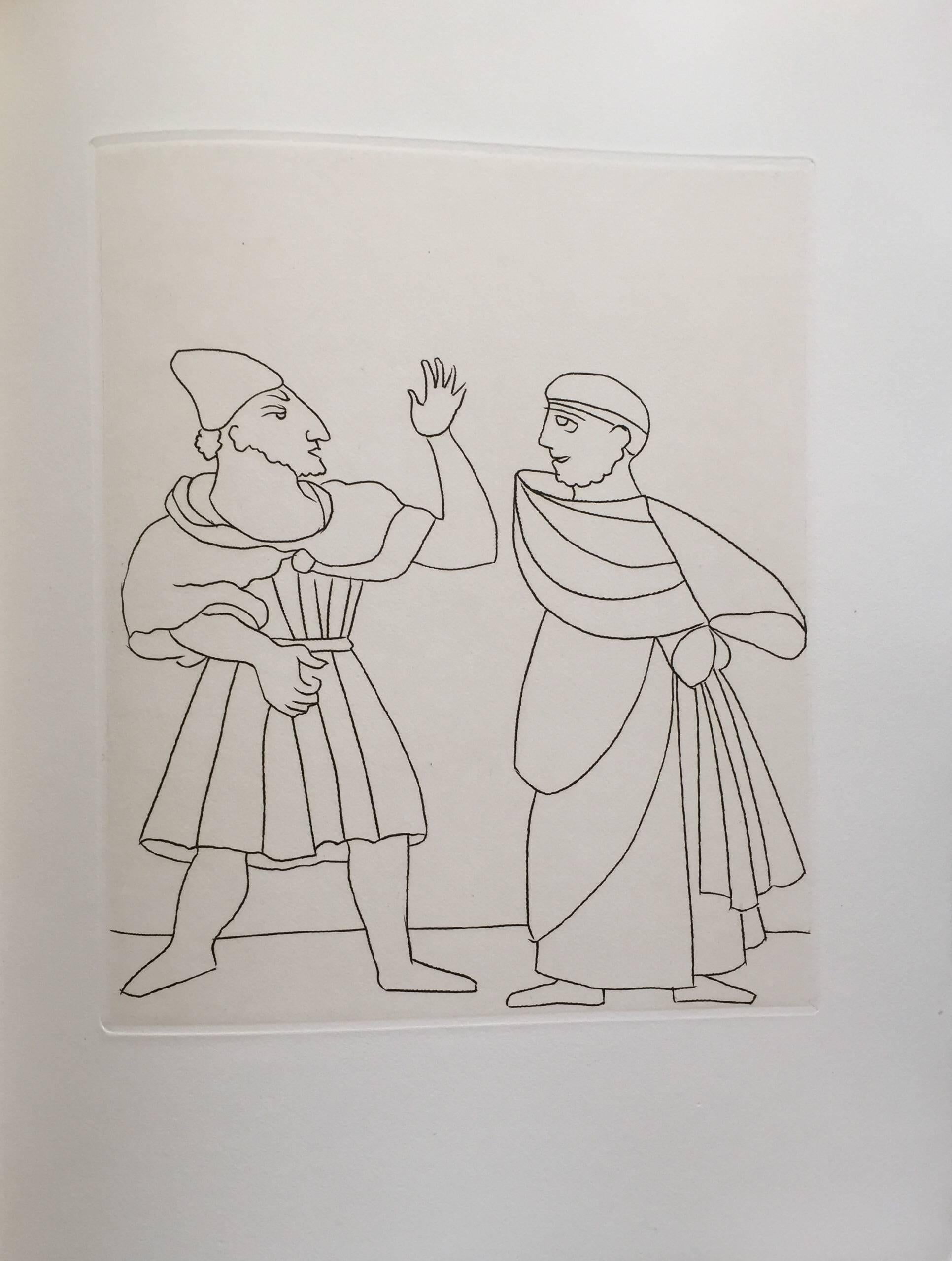 Etching from Le Satyricon