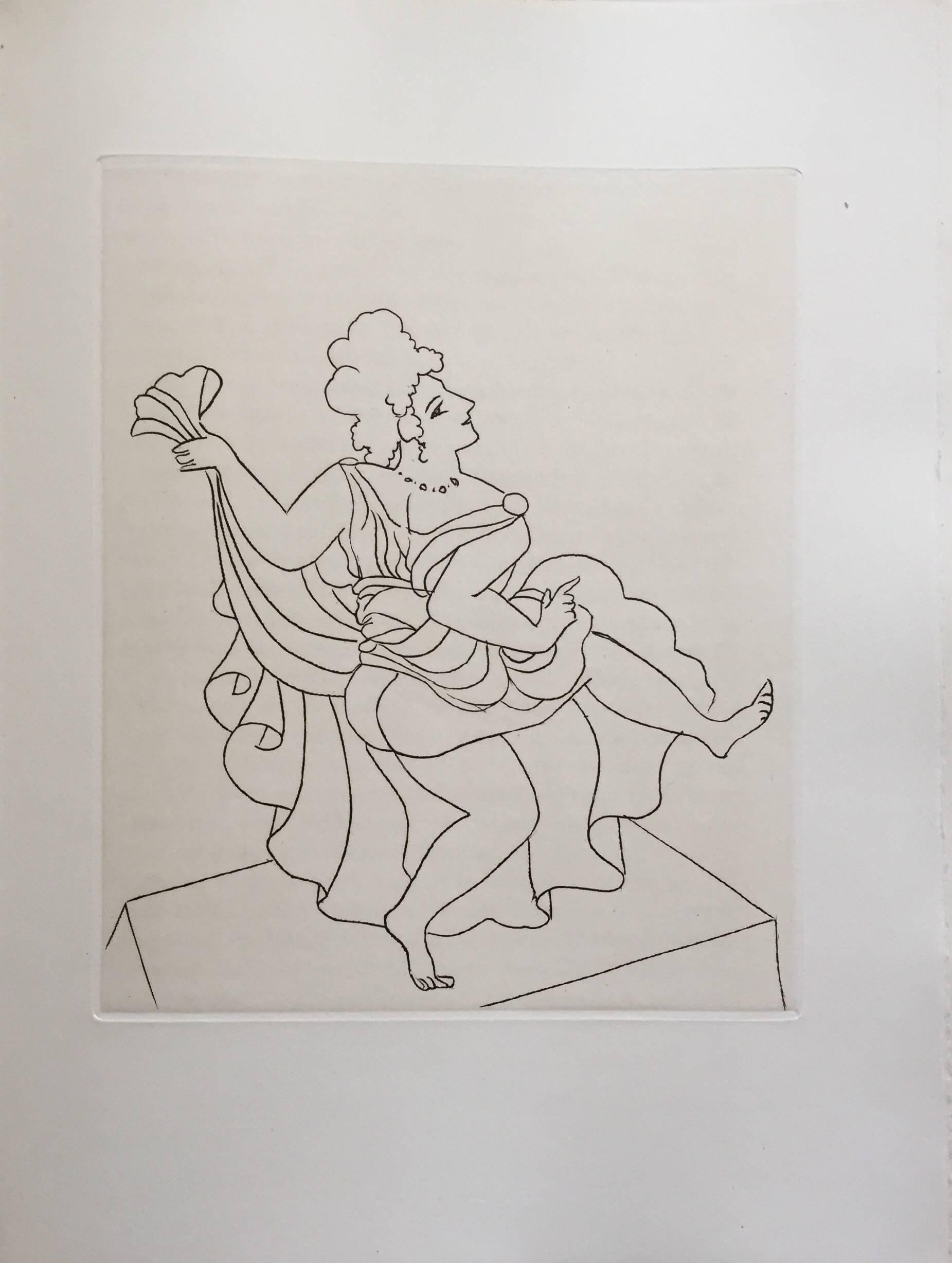 André Derain Figurative Print - Figurative Etching from Le Satyricon