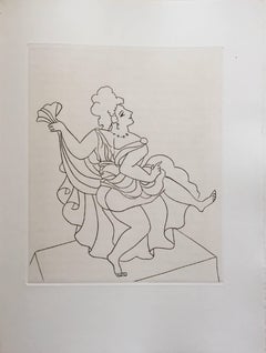 Figurative Etching from Le Satyricon