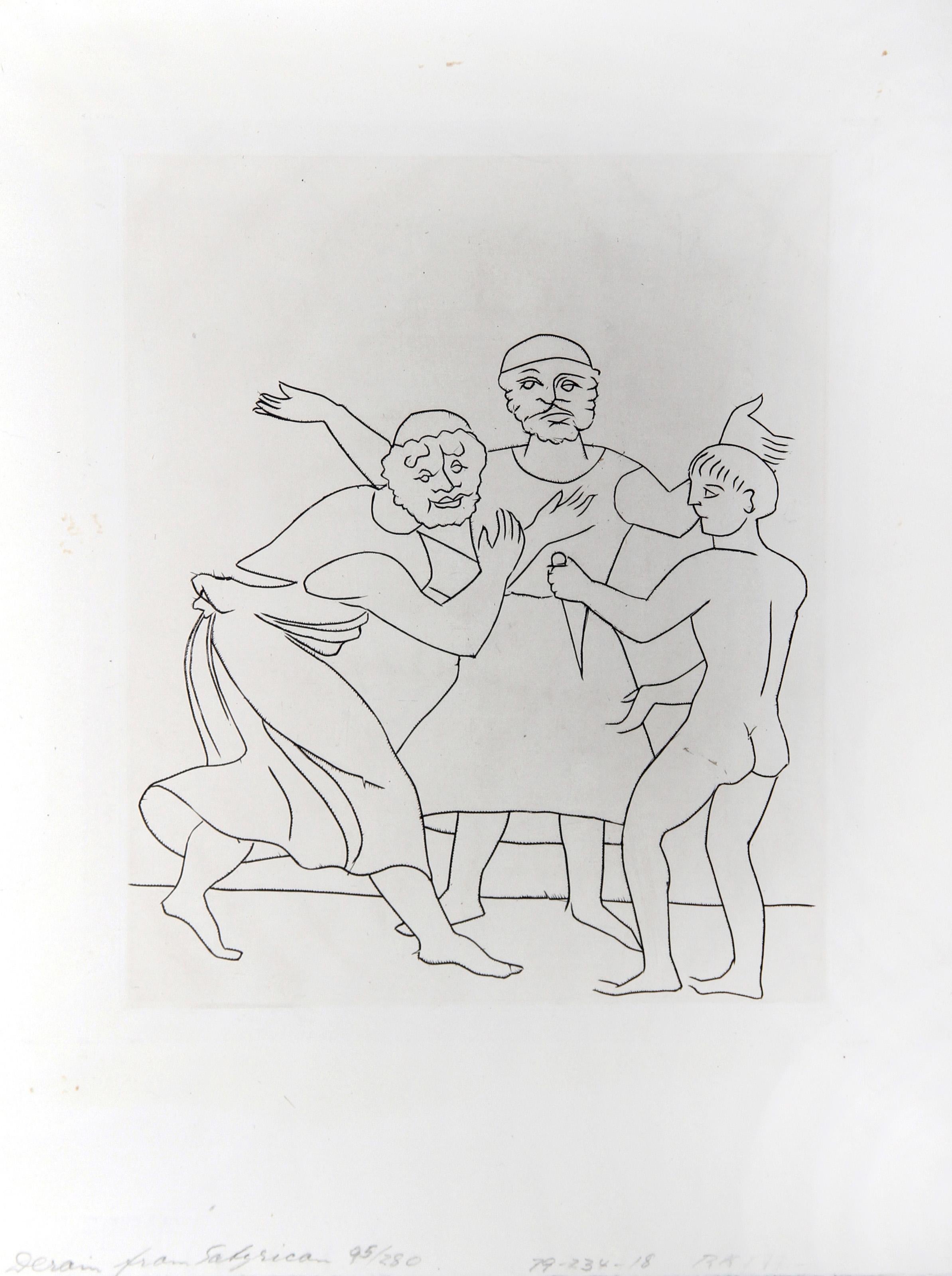 De Le Satyricon, grabado impresionista de André Derain