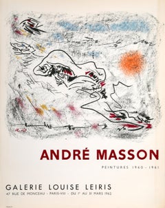 Galerie Louis Leiris (Peintures), Cartel litografía moderna de André Masson