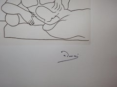 Gioco nel guardaroba - Incisione originale - 1951