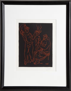 L'Enfant, linograbado impresionista según André Derain