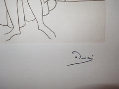 Nude Woman after the Bath  - Original etching - 1951