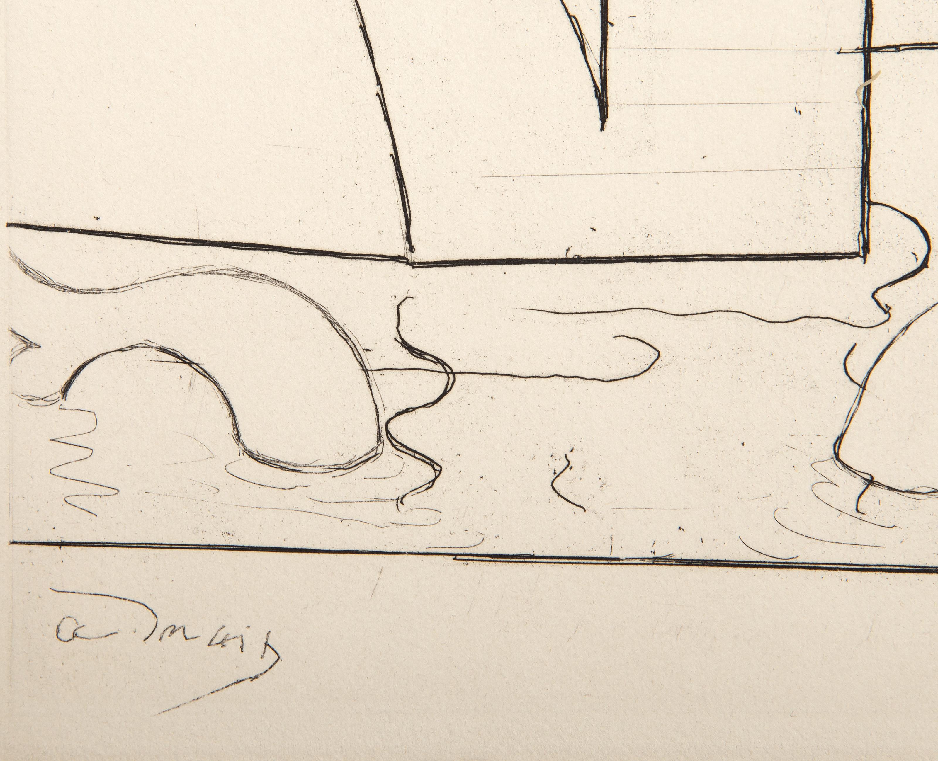 Pont Neuf, Impressionist Etching by Andre Derain For Sale 2