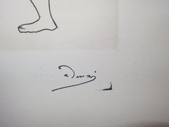 Couple séduisant - Eau-forte originale - 1951