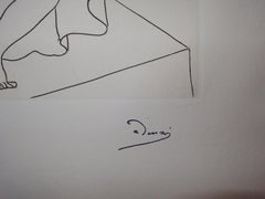 Seductive Dancer - Original etching - 1951