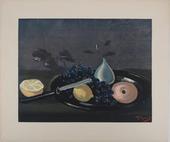 Nature morte nocturne, 1962 - Lithographie signée