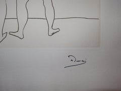 Such a Tall Woman - Original etching - 1951