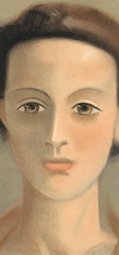 Andre Derain, Head of a Young Girl, from Verve, Revue Artistique, 1939