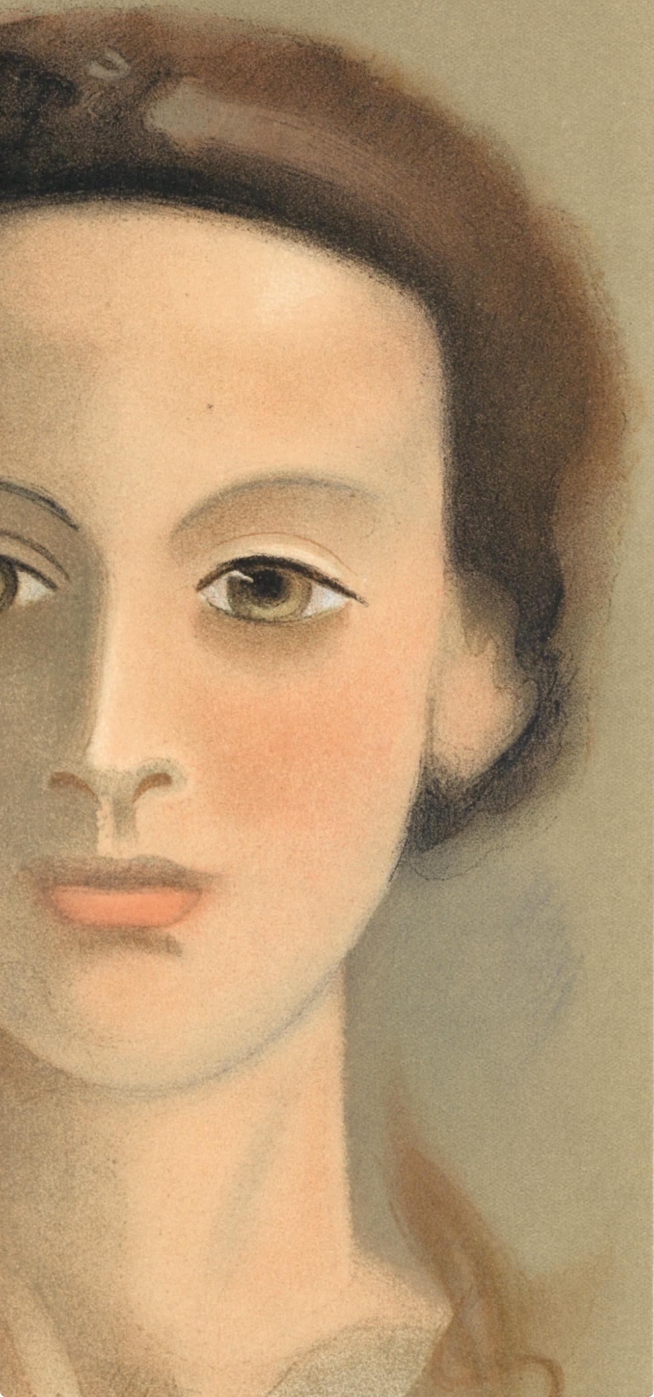 Tête de Jeune Fille, Verve: Revue Artistique et Littéraire - Fauvist Print by André Derain