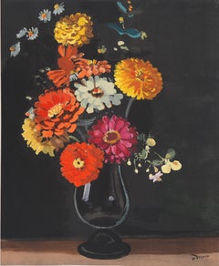 The Bouquet of Zinnias, 1962 - Signed lithograph