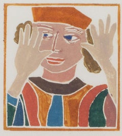 "The Court Jesters, " Two Woodcuts by Andre Derain