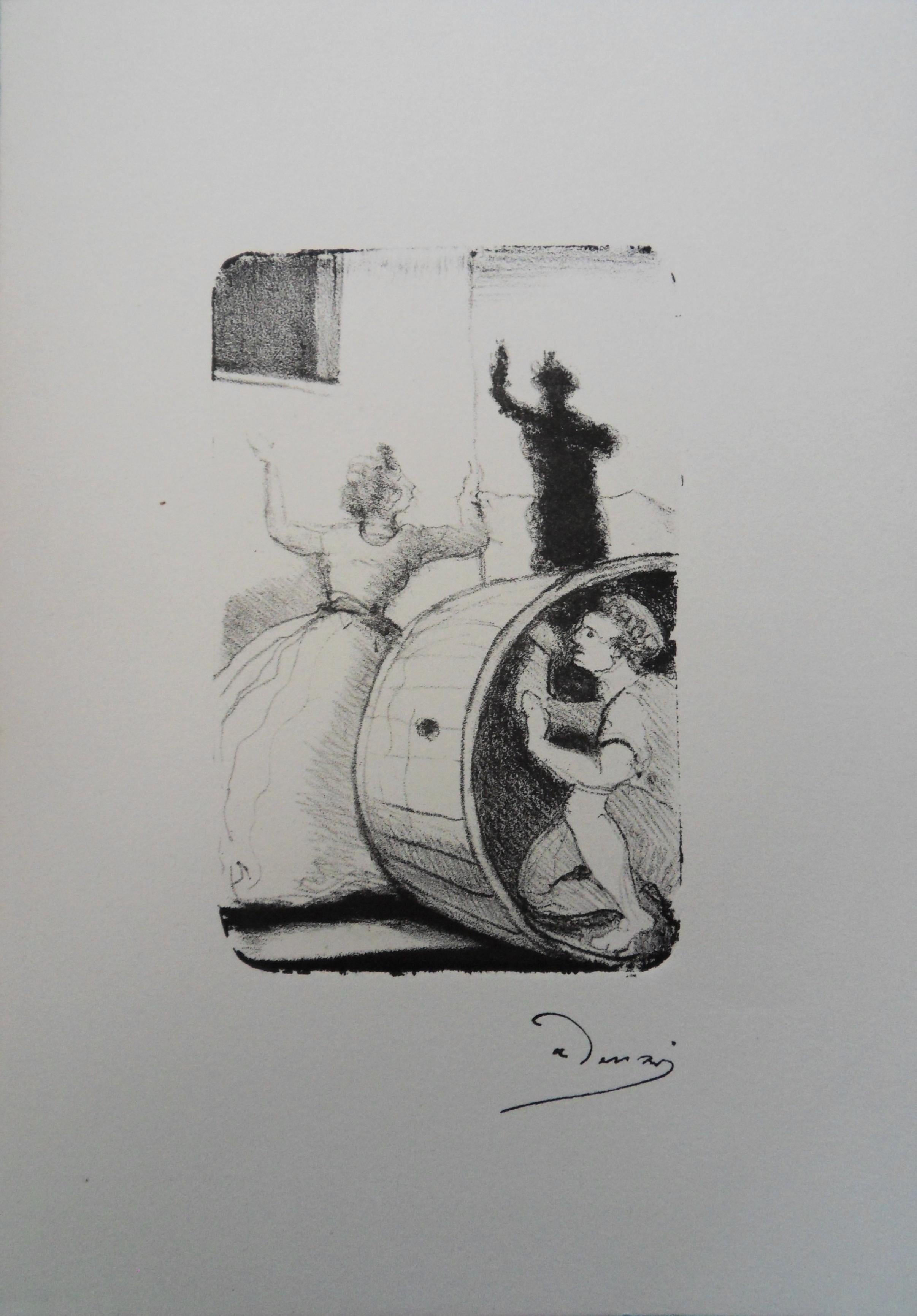 André Derain Figurative Print - The Hidden Place - Original Lithograph, 1950