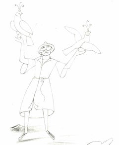 The Juggler - Original Lithograph after André Derain - 1982