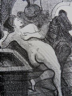 The Kiss - Original lithograph, Mourlot 1950