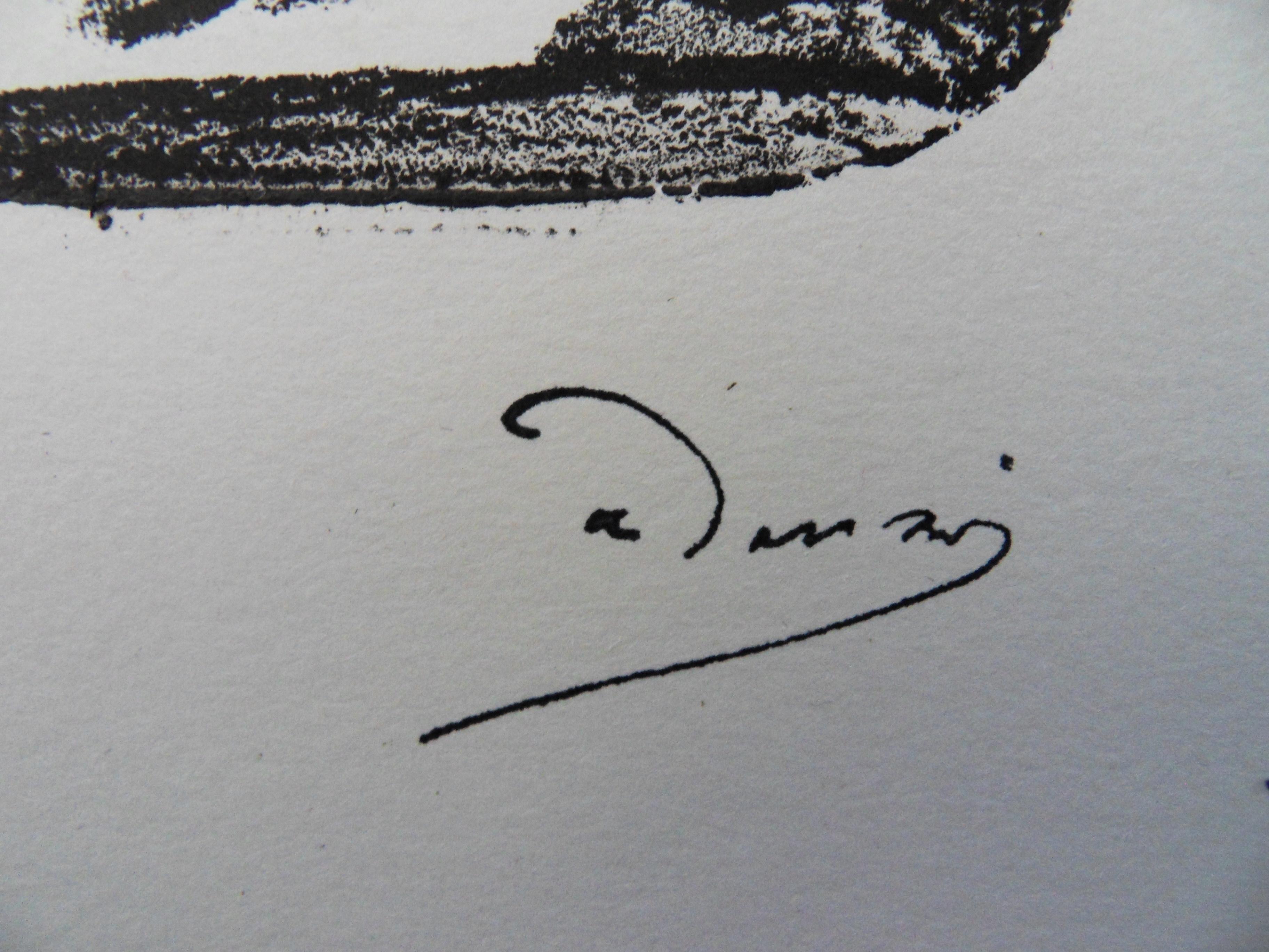 Il Signore - Litografia originale, 1950 - Print Moderno di André Derain
