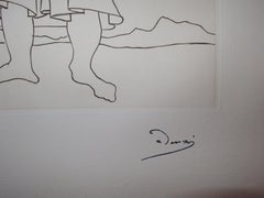 The Messenger - Original etching - 1951