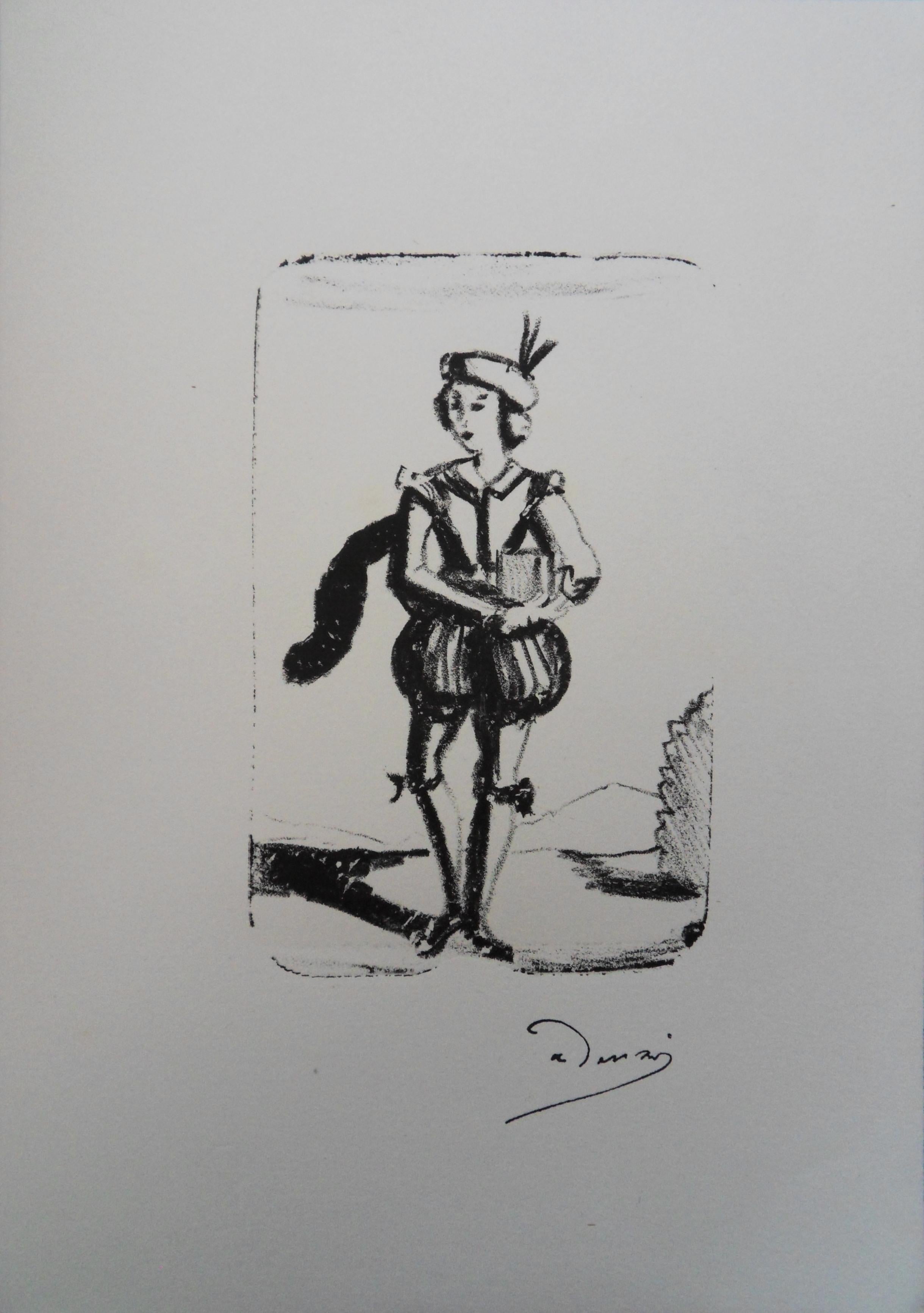 André Derain Figurative Print - The Young Boy - Lithograph, 1950