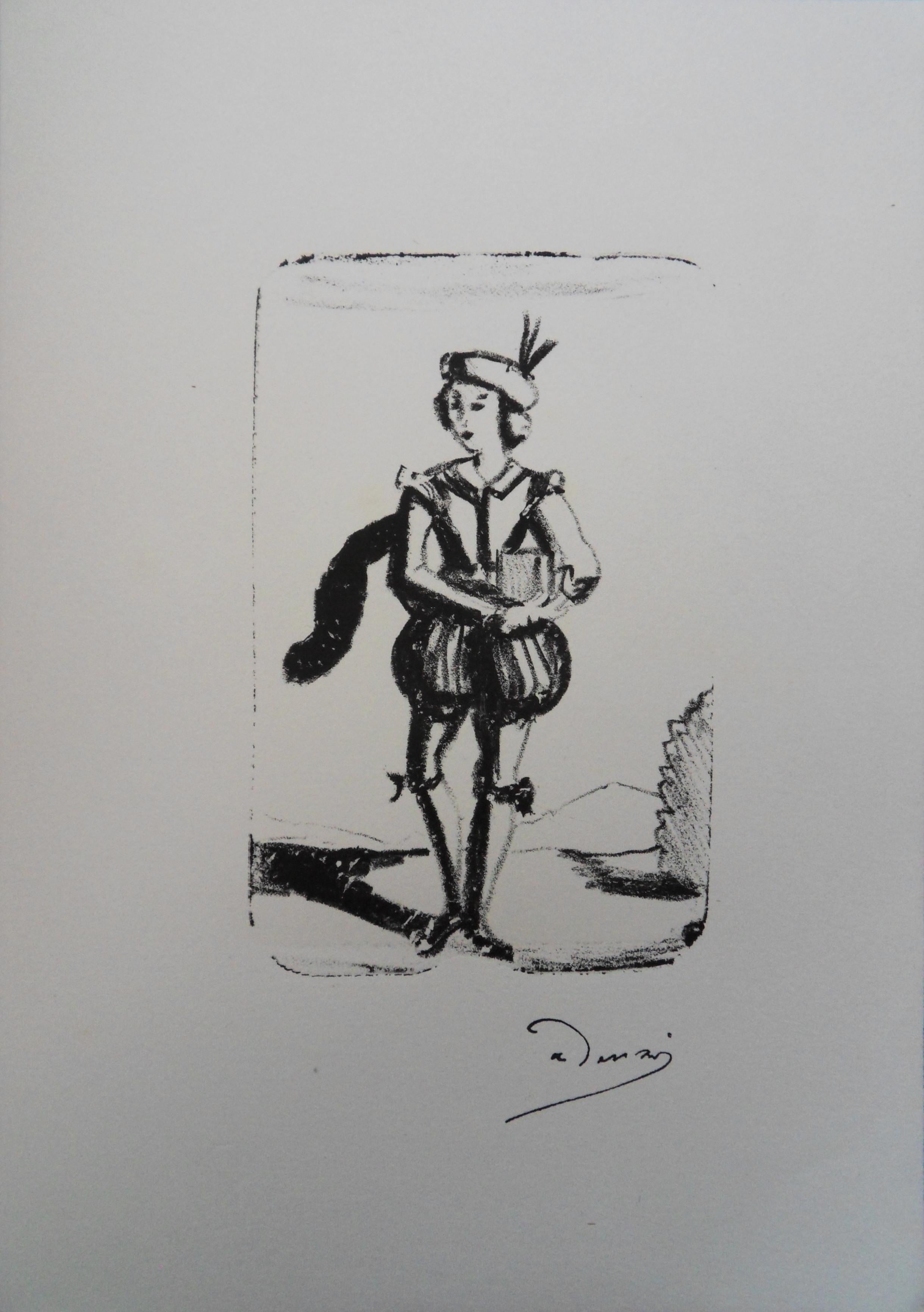 Figurative Print de André Derain - El niño - Litografía, 1950