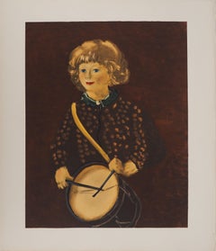 Young Girl with a Drum, 1962 - Lithograph