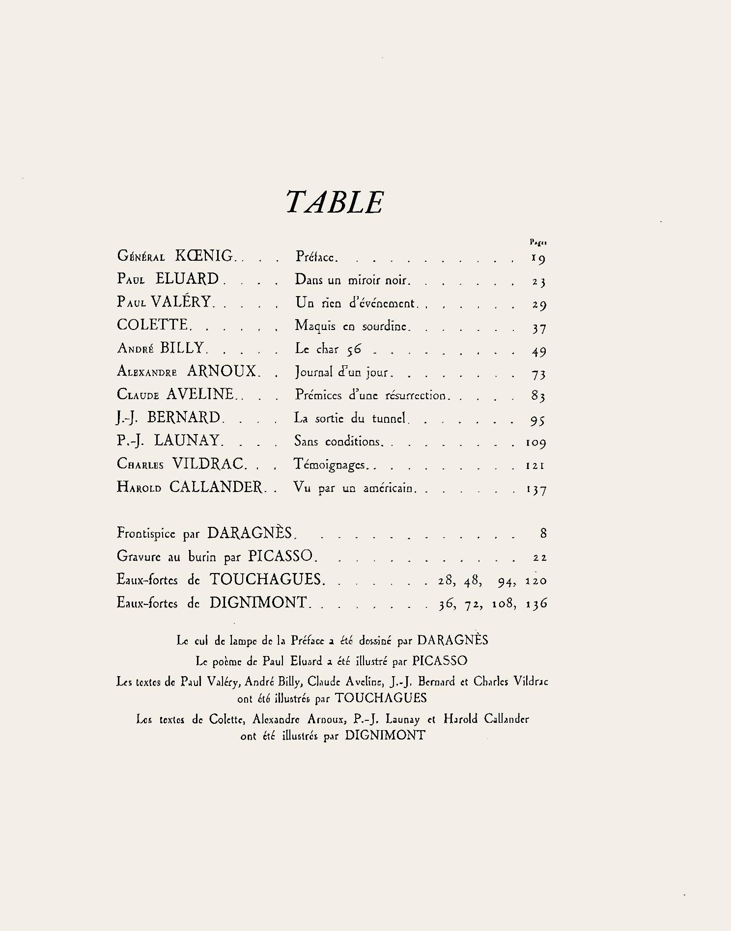 Dignimont, Jours de gloire, Histoire de la libération de Paris (nach) im Angebot 2