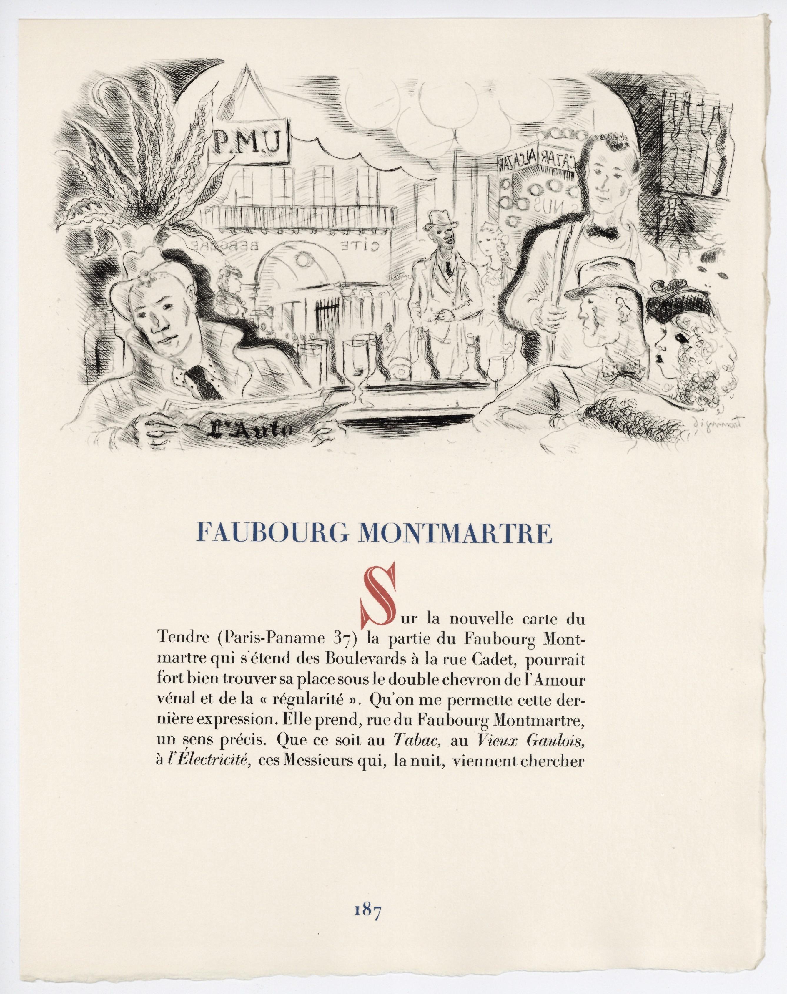 Medium: original etching. This impression on Canson et Montgolfier wove paper was printed in 1937 in an edition of 500 for the 