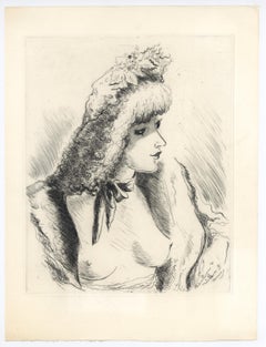 André Dignimont - original etching original etching