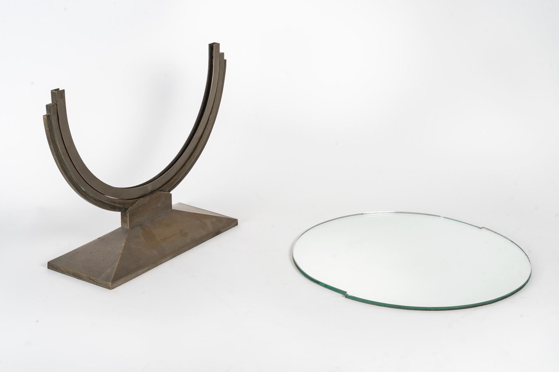 André Domin & Marcel Genevrière for Maison Dominique, A French Art Deco Mirror 2