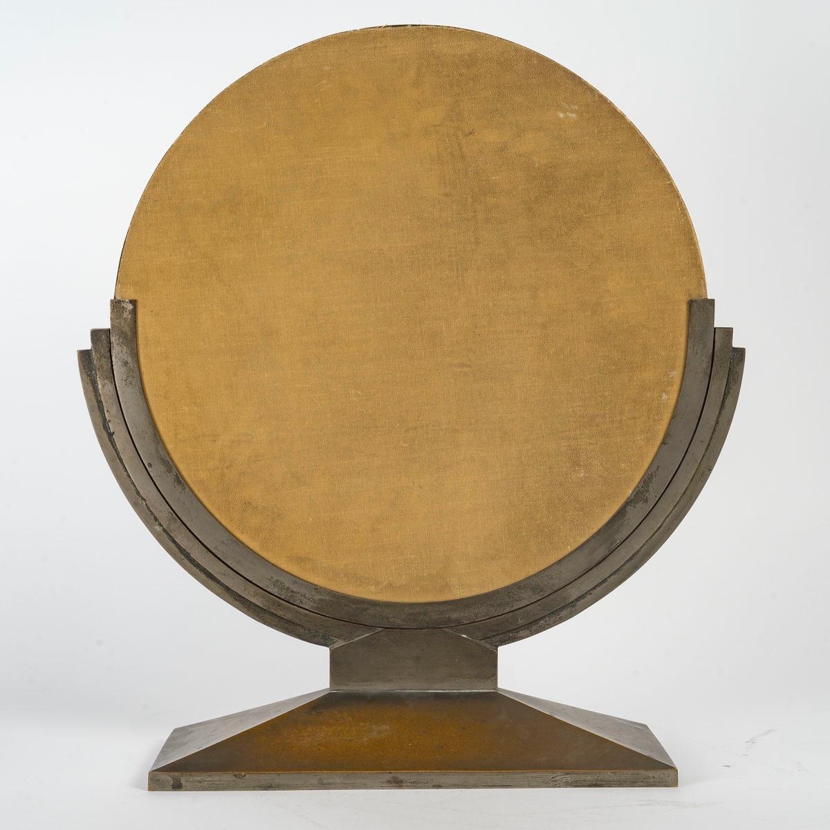 André Domin & Marcel Genevrière for Maison Dominique, A French Art Deco Mirror 3