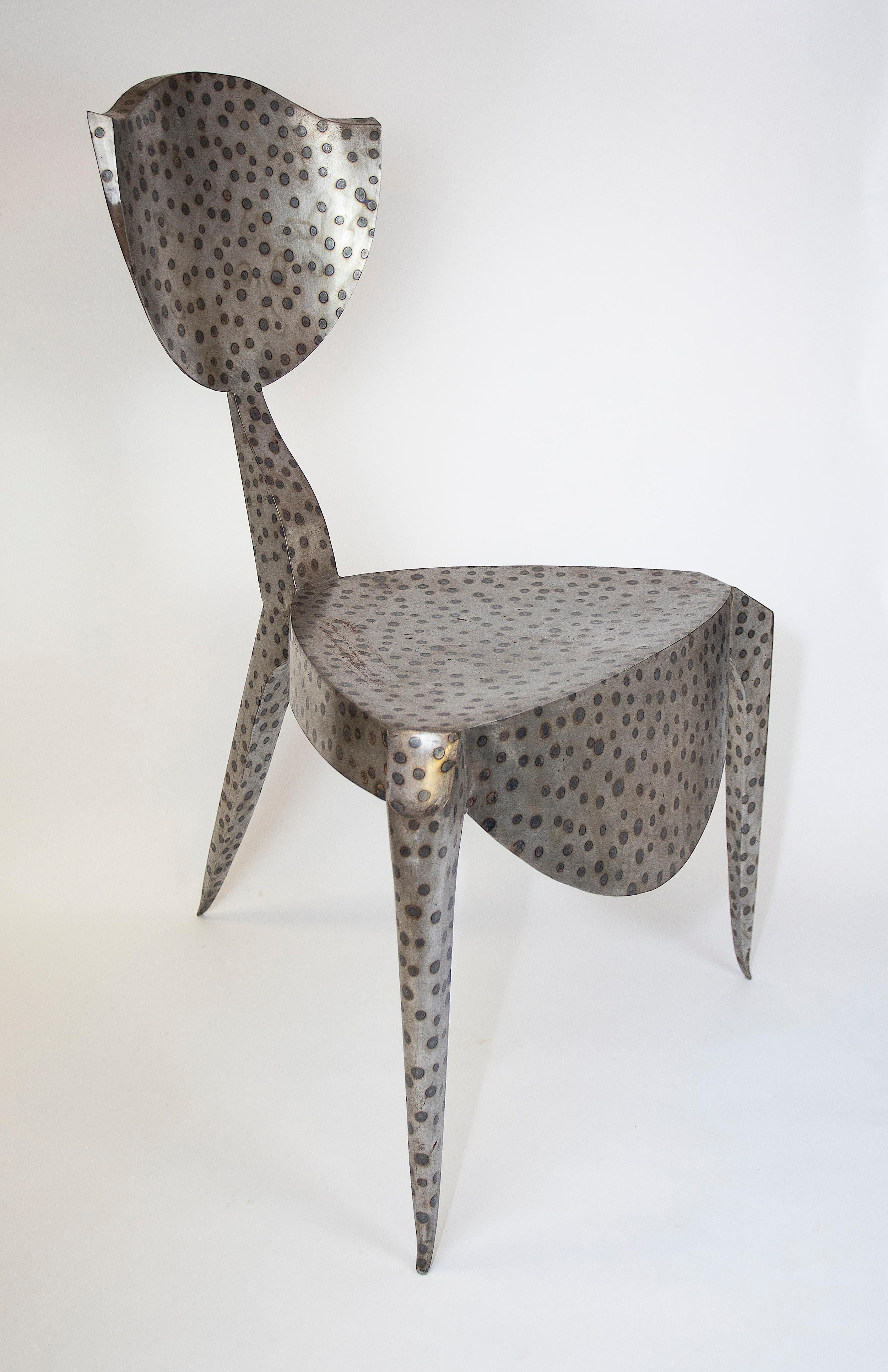 A fine example of this Classic Design.
Torch welded spots and a Baroque form.