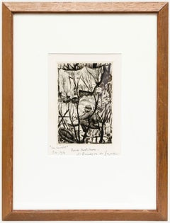 Andre Dunoyer de Segonzac (1884-1974) - 1914 Etching, Le Cuistot