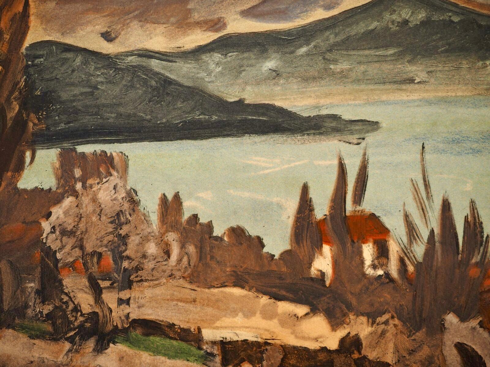 de Segonzac, Golfe de Saint-Tropez, Collection Pierre Lévy (after) - Print by André Dunoyer de Segonzac