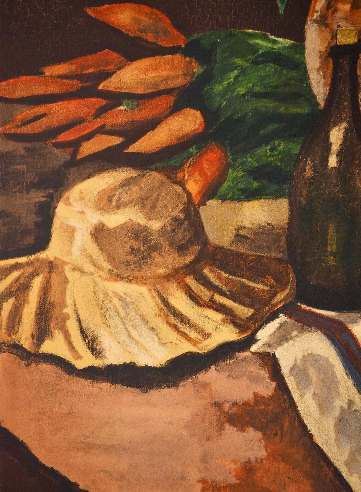de Segonzac, Nature morte au panier, Collectional Pierre Lévy (dopo) - Print di André Dunoyer de Segonzac