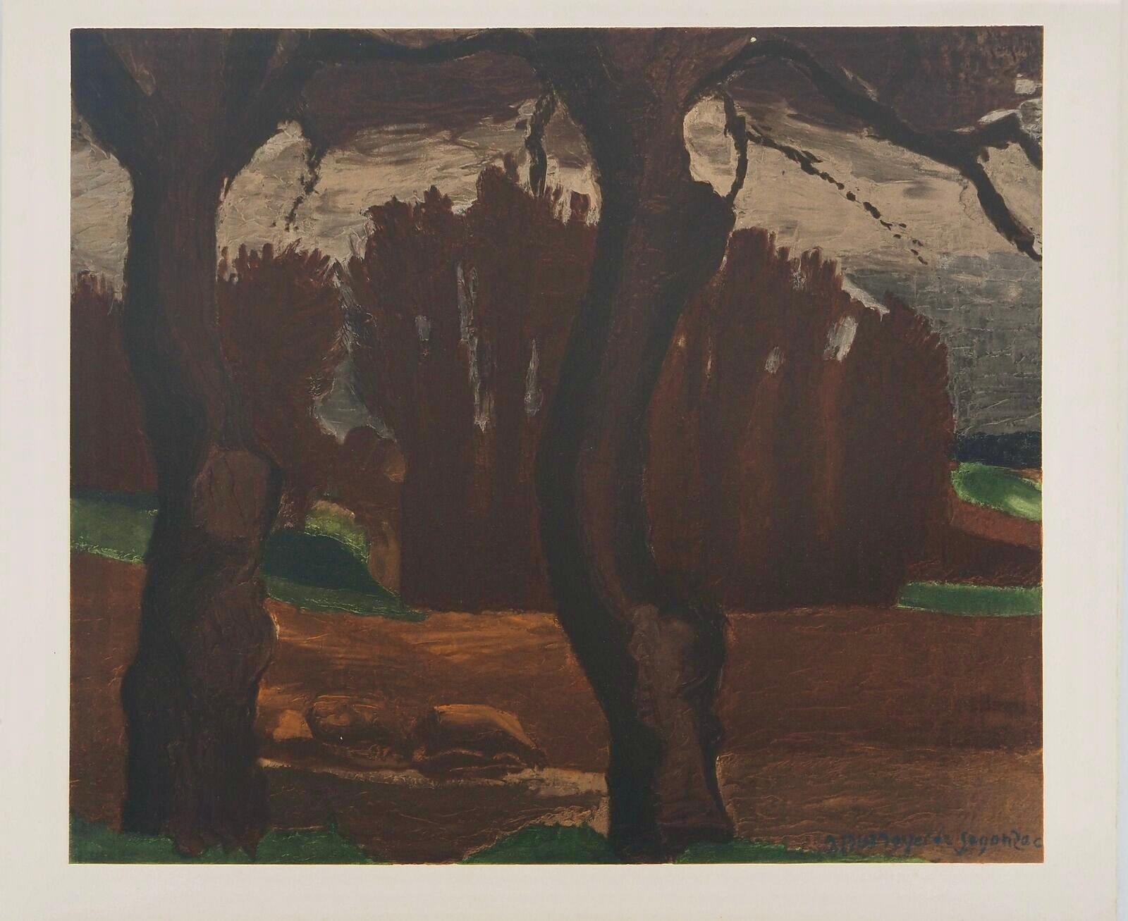 de Segonzac, Paysage a Villepreux, Collection Pierre Lévy (after) For Sale 1